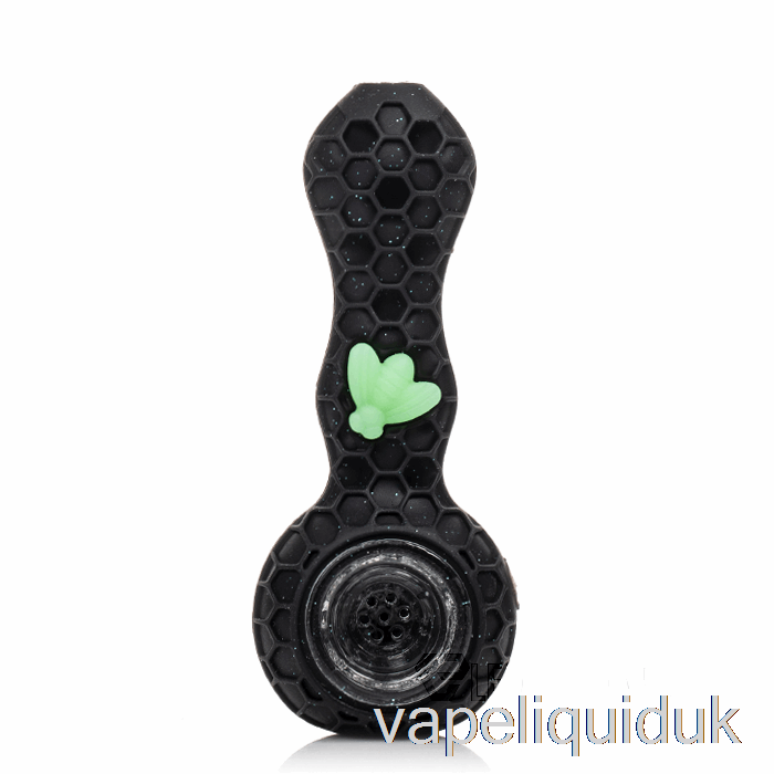 Stratus Bee Silicone Spoon Shiny Panther (Glitter Black / UV Green Bee) Vape Juice